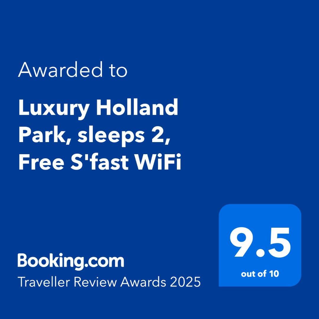 Luxury Holland Park, Sleeps 2, Free S'Fast Wifi Apartment London Luaran gambar
